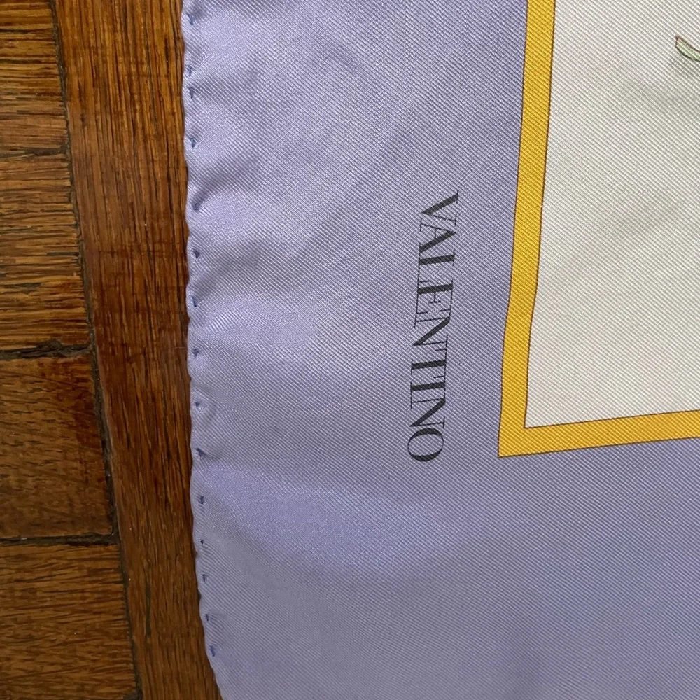 Valentino Vintage Silk Scarf - Picture 5 of 8